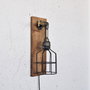 Opviq Lámpara de pared de madera maciza Pp167